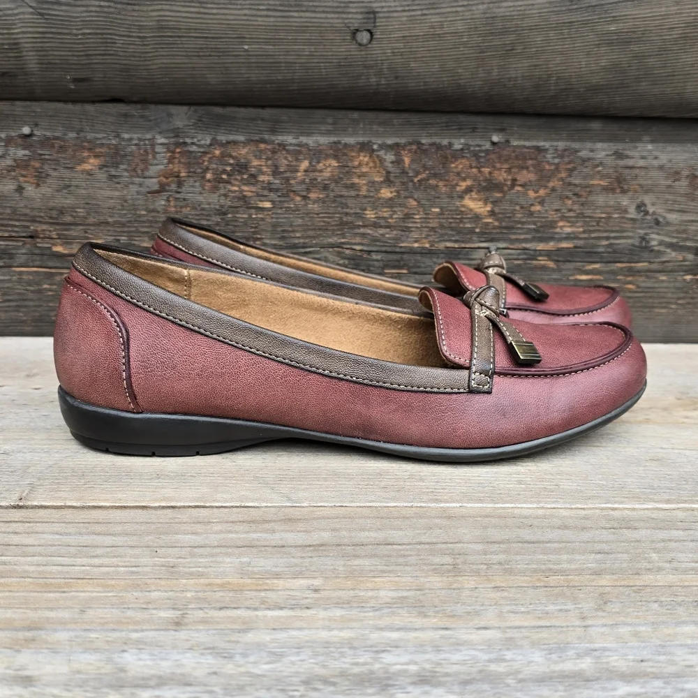 Natural Soul Gracee Classic Minimalist Vegan Leather Comfort Loafers 9M